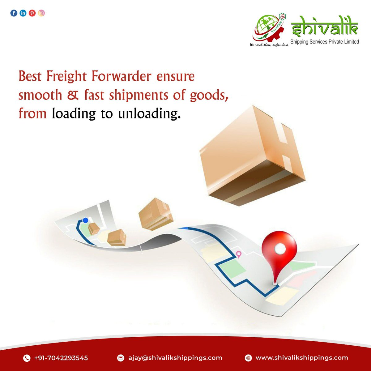 We add a personal touch to a wide variety of specialized freight forwarding services, complete with flexible freight rates and optimum transit times.
#shivalikshippings #India #logistics #transportation #supplychain #shipping #freight #cargo #logisticscompanyinmumbai https://t.co/Syc2YNlhID