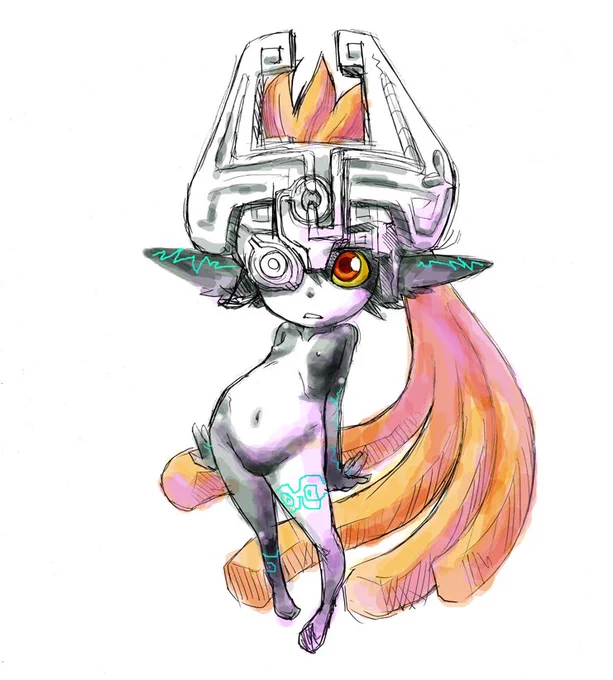 ミドナ様の絵です。(h 