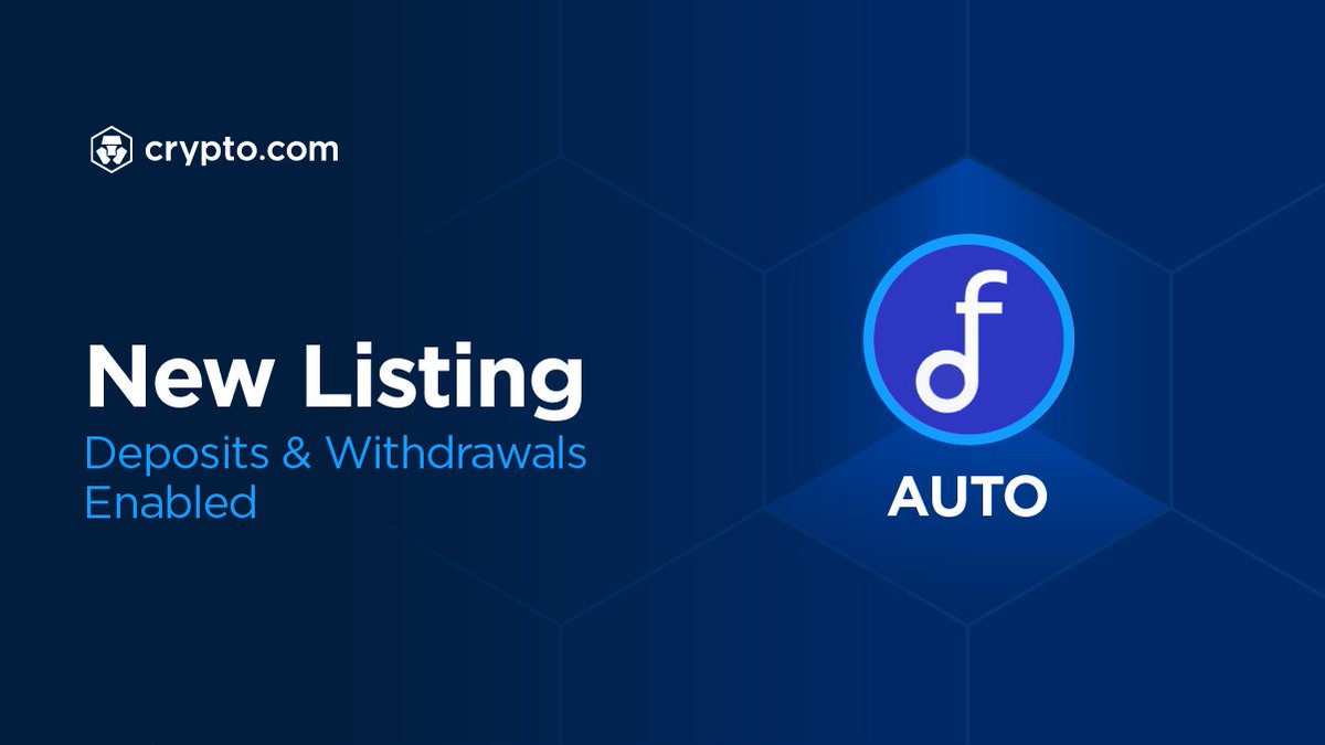 Auto is listed in the https://t.co/vCNztABJoG App 🔔 Buy $AUTO at true cost  with USD, EUR, GBP, and 20+ fiat currencies. Download the App to start  trading #AUTO now! 👉 https://t.co/jt6bDDqikg For