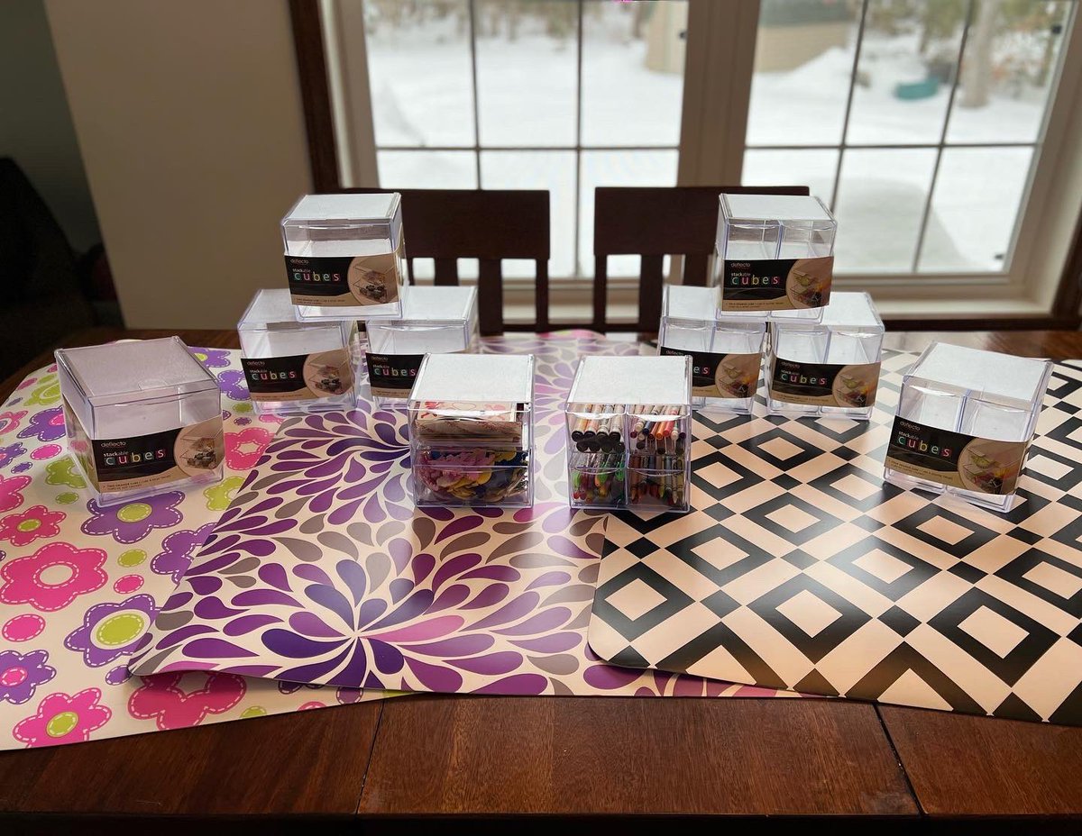 TicTacTracy's tweet photo. Thanks to @tryazon and @Deflecto we had a chance to get a little more organized! 2 &amp; 4 drawer organizers are awesome, I love how they can be stacked &amp; connected together. #Deflecto laminate FashionMats are great for protecting surfaces! #roomrefresh #tryazon https://t.co/6kaBjNkWB5