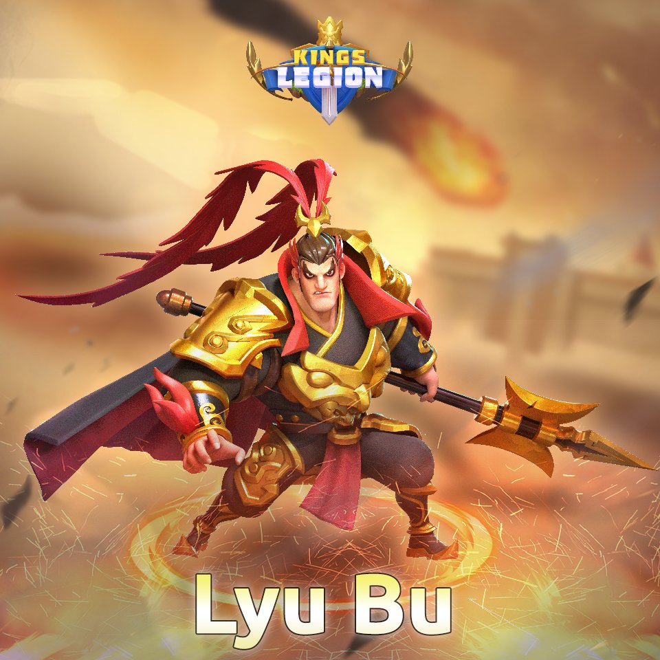 KingsLegionTrue's tweet photo. New Hero #Preview ​ 
Flying General - Lyu Bu is coming soon!🤩​
​
⚡Class: Rider⚡​
⚡Faction: Human⚡​
⚡Rarity: Mythic⚡ https://t.co/kNGAwskKG4