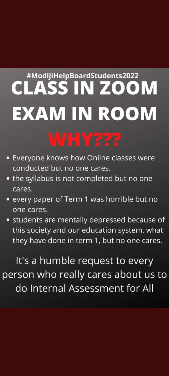 amoghmore309's tweet photo. Ct6gfy #ModijiHelpBoardStudents2022 https://t.co/gUaDZXyyKa