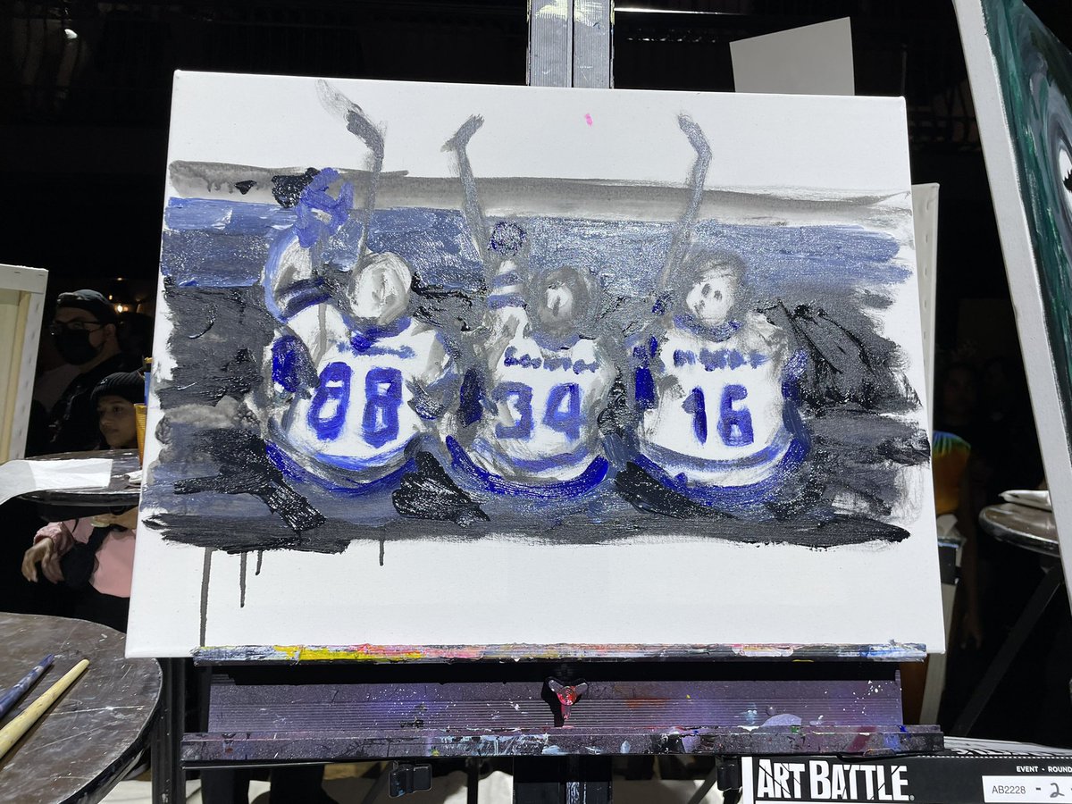 Defidawgz's tweet photo. @artbattlecanada some insane artists on display tonight check out https://t.co/Y0x9trgjsX for more of all their work! https://t.co/h7FBVRefFq