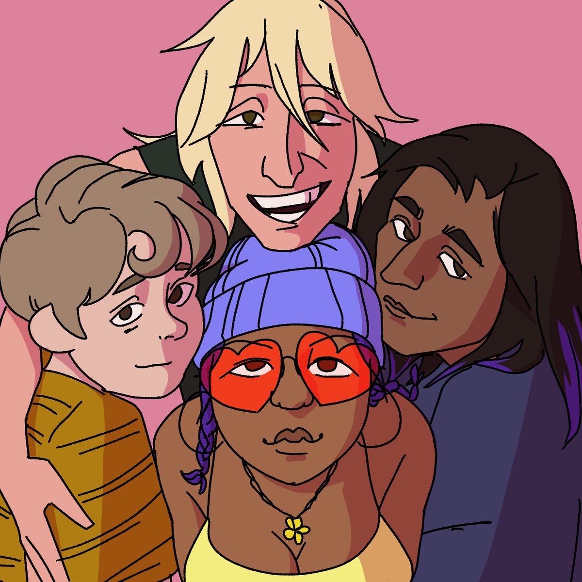 BeckiDraws's tweet photo. beloved band kids... https://t.co/4evsDP6K2a