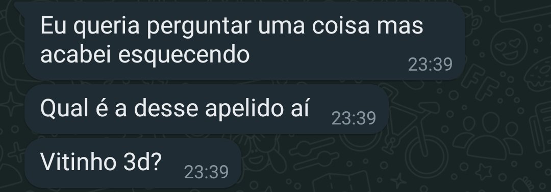 SameleVitor's tweet photo. Todos perguntam
Mas ninguém iria acreditar se eu contasse... https://t.co/l6FddCaRPz