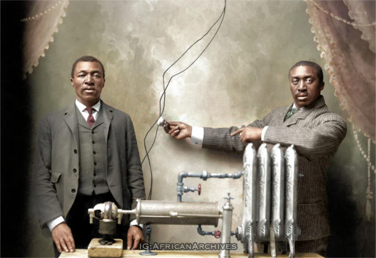 Charles Baker was a self-taught mechanical engineer who spent the majority of his childhood in slavery.  He developed the first friction heater, which was patented in January 1903.