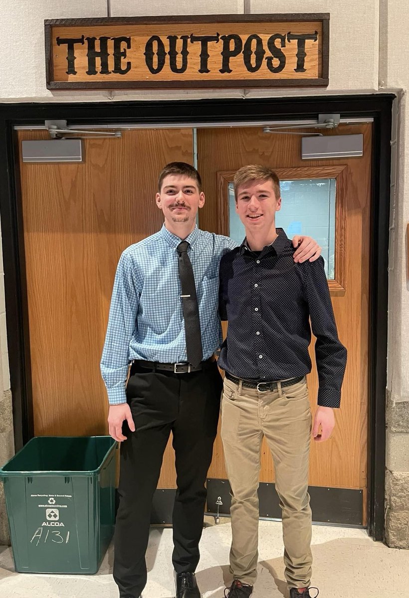 whitaker0307's tweet photo. Congratulations to these guys putting in the work in the classroom and the basketball court! National Honor Society Induction for Grant  @gsteele_22! Garrett @gwhit2332 inducted last year and finishing out his senior year. #teammates https://t.co/02CgUaGcvg