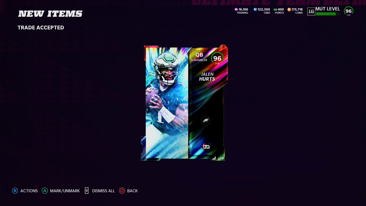 Letangbums's tweet photo. Huge S/O to @WeedxMut12 for the legit transaction.Thanks buddy! #PS5Share, #MaddenNFL22 https://t.co/eV88HeINvH