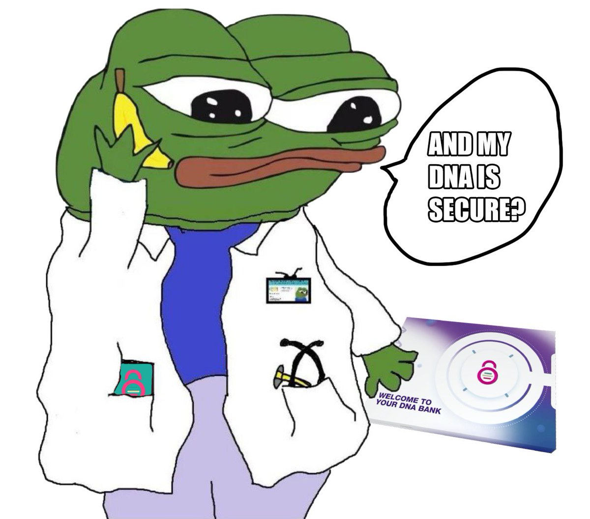 Doc: “Yes, of course your DNA is secure in a GenomesDAO mining vault”.