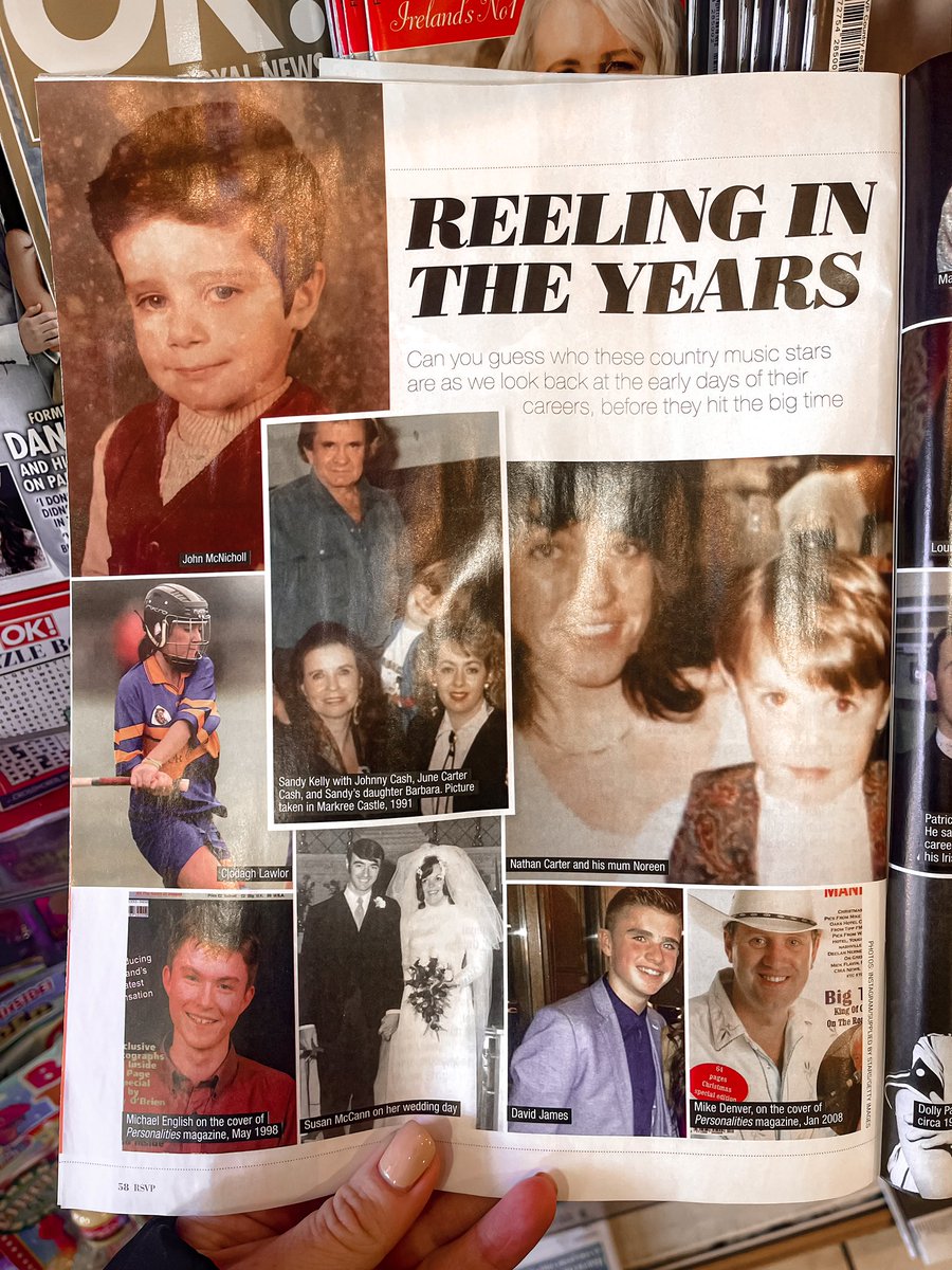 Who would have thought that my camoige days would have made this months @rsvpmagazine1 Country Edition. 🤠 <a href="/officialgaa/">The GAA</a> might need a country singer for singing events 😉
.
#media #pr #rsvp #countrymusic
