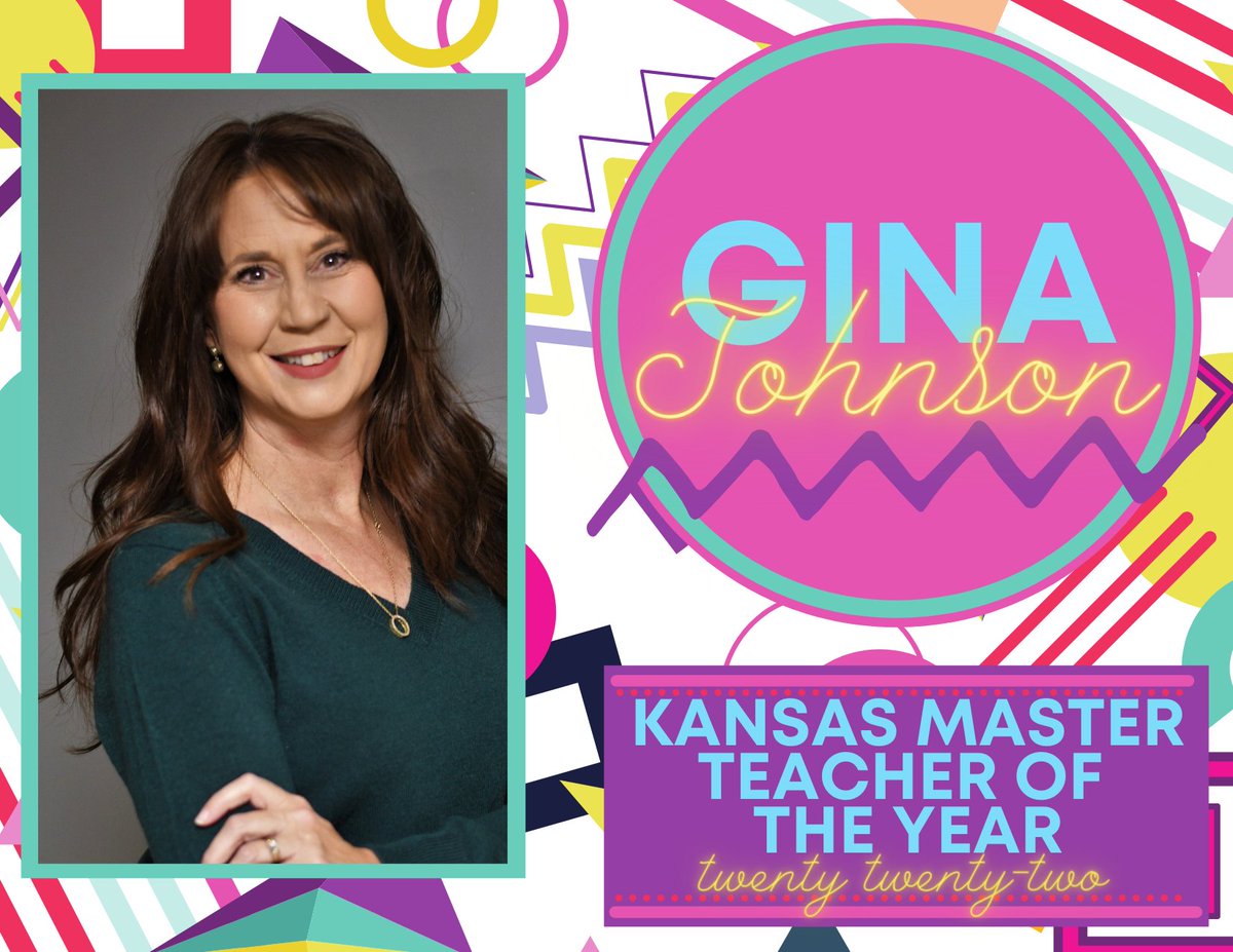 Our very own Gina Johnson has been selected to be the Kansas Master Teacher of the Year for 2022! We are proud of your accomplishments &amp; honored to have you represent our district. Congratulations to Gina Johnson from O'Loughlin Elementary. 

#EveryStudentEveryDay489