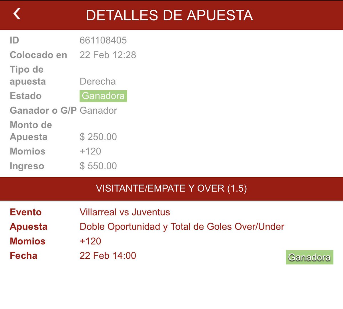 BolAplays's tweet photo. LO VOLVIMOS A HACER. 🙌🏻

Único #pick del día. Nos metimos a la #UCL y en un gran análisis nos hace cobrar. 

#Juventus/Empate y Over. (+120): ✅💰

Paso a paso. Mañana habrá #FreePick para la gran cantidad de partidos. ¡Vamos! 👊🏻 https://t.co/X9YPhQB6z1