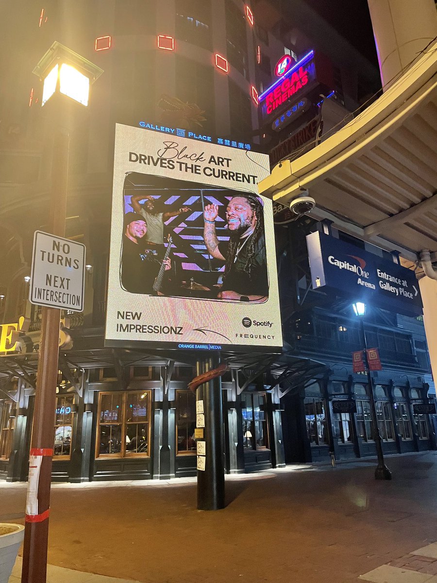 domoxwells's tweet photo. + official Go-Go billboard 🧡
feat. @NEWIMPRESSIONZ

in Chinatown, right in front of Clydes. 
https://t.co/NewujVWjkh https://t.co/sbB8LmvEvI