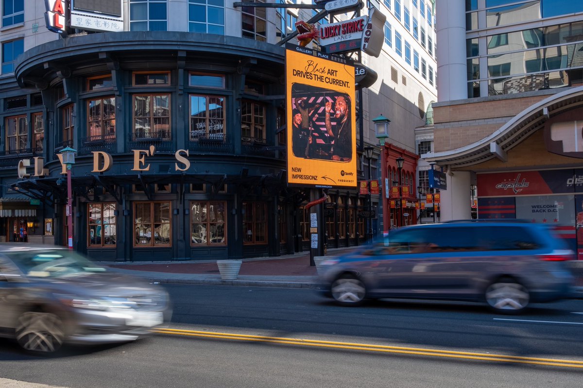 domoxwells's tweet photo. + official Go-Go billboard 🧡
feat. @NEWIMPRESSIONZ

in Chinatown, right in front of Clydes. 
https://t.co/NewujVWjkh https://t.co/sbB8LmvEvI