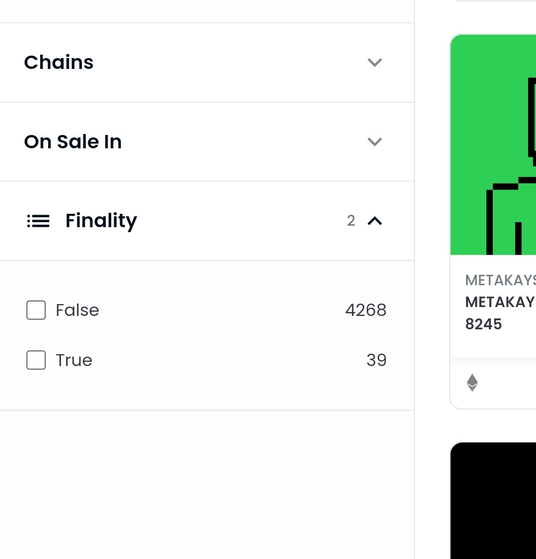 NFTsleepy's tweet photo. Quick tips for @METAKAYS 

1. Make sure you buy from the correct Opensea collection
https://t.co/ROllRHvxW5

2. Make sure you buy one that has not been finalized (finality = false means you will be able to customize)

3. Go to https://t.co/gUUThlmE0m and press "k" to customize https://t.co/tJTAQJvy2w
