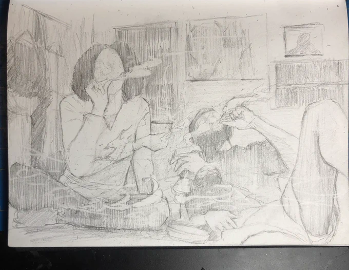Ngl this drawing kinda fire can't wait to paint it 🤤I'm getting in my bag 