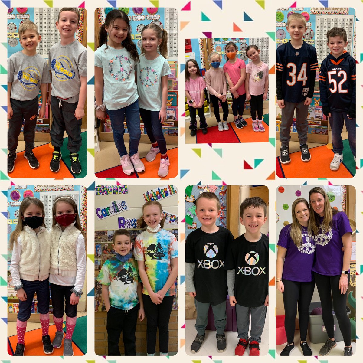 Twinning on Two’s-Day, 2/22/22, and it just happened to be a Tuesday too! #LEchoosesHAPPY #dg58pride