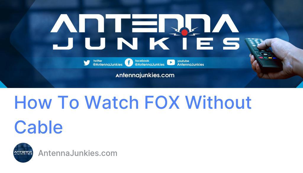 AntennaJunkies's tweet photo. So as you can see, watching FOX without cable is quite possible with an OTA TV antenna.
Read more 👉 https://t.co/LJ7BQTmBCT
#GrowingTrend #EuropeanFootballFans #NflNetworkComparability #CompleteChannelListing #BroadcastTowersClose #IptvContentCompatible #LiveTvAnymore https://t.co/XSXq87i95m