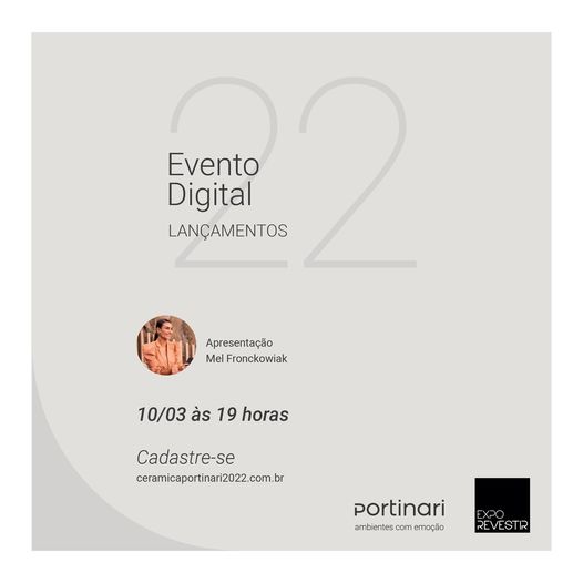 ImporcerOficial's tweet photo. Expo Revestir es un evento para quienes aman seguir las tendencias de Arq&Decor. Y este año, Cerâmica Portinari, te traerá los lanzamientos en un evento digital. (03/10 | a las 19 h).
Visite: https://t.co/TBAEuk6uNk
¡Registrate y participa!
#imporcer #exporevestir #portinari https://t.co/iI2FCKM3Ro
