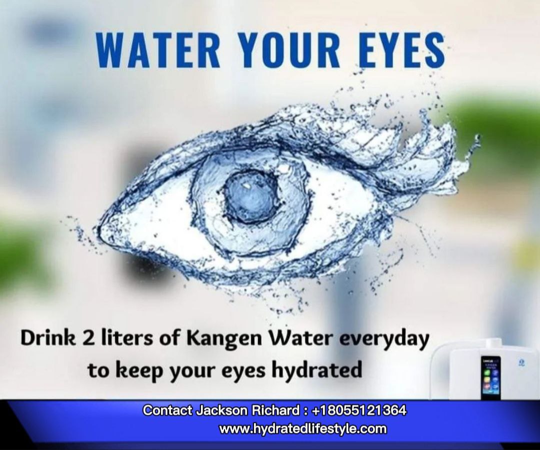 jacksonxrichard's tweet photo. When the body is dehydrated, the eyes will typically dry out. They will become itchy and scratchy. It will result in different eye problems. We must keep our senses healthy by drinking Kangen water!

For more info visit our website
⬇️⬇️⬇️
https://t.co/lwlsQDb41v

#EYEONYOU #care https://t.co/BRmduU34cJ