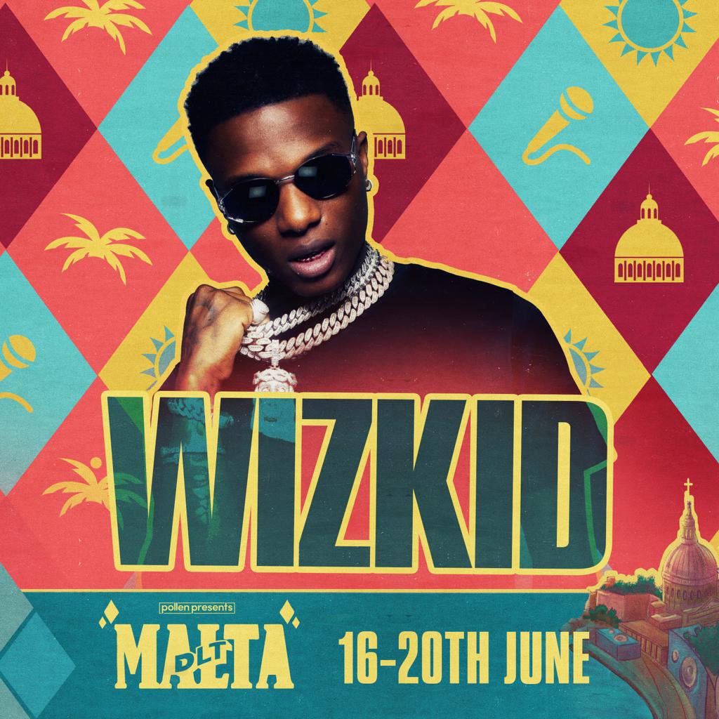 wizkidayo's tweet photo. Catch me at #DLTMALTA 🇲🇹 
June 2022 hosted by @dltbrunch in partnership with @pollen! Secure your spot now! 🔥
https://t.co/QXJseCvLIp https://t.co/duZmJv9tUj
