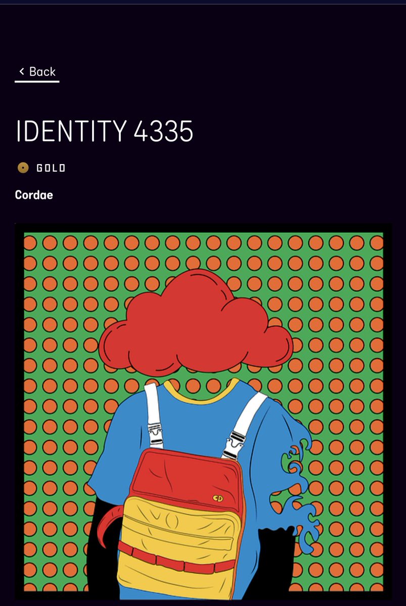 DigitalGator1's tweet photo. Got Me A Gold @cordae @surrealistshay Thanks And I Appreciate You Guys
For My First @OneOfNFT "CORDAE ROOKIE NFT CARD" #IdentityNft https://t.co/D57lTZURF9