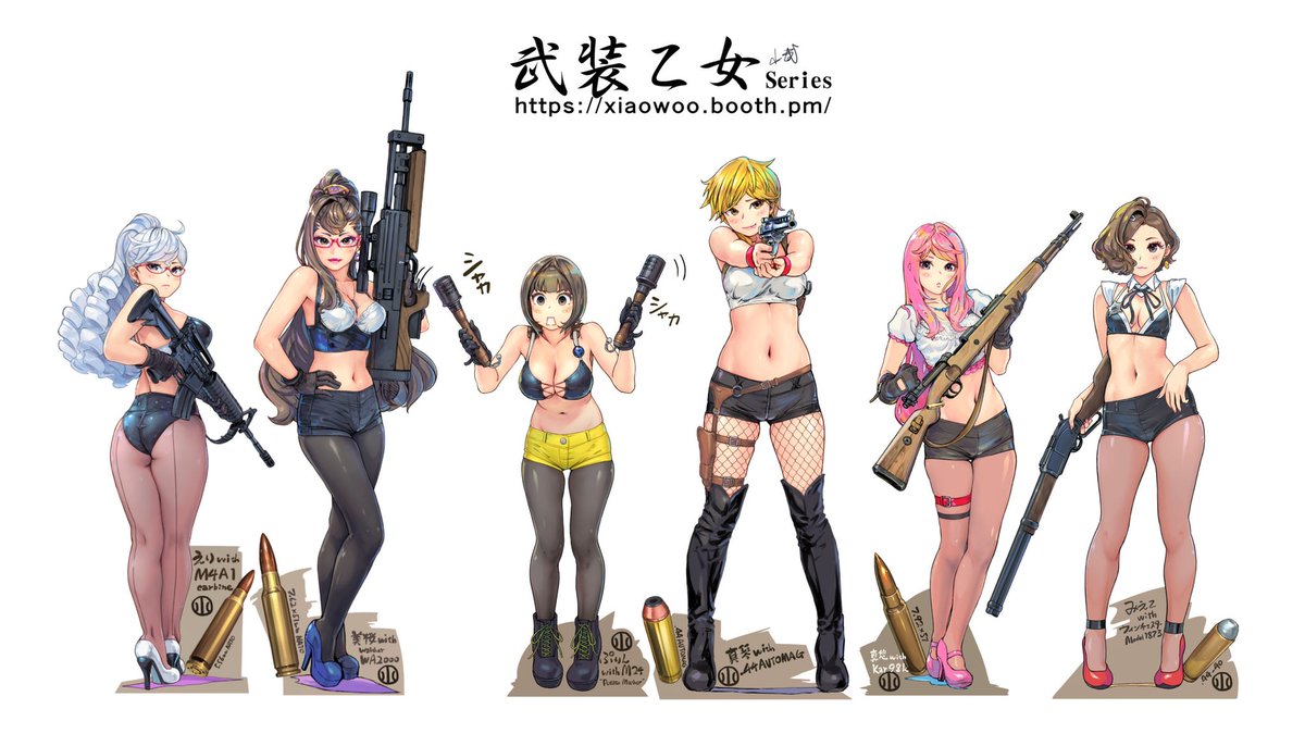 武装乙女アクリルスタンドシリーズ❤️ 