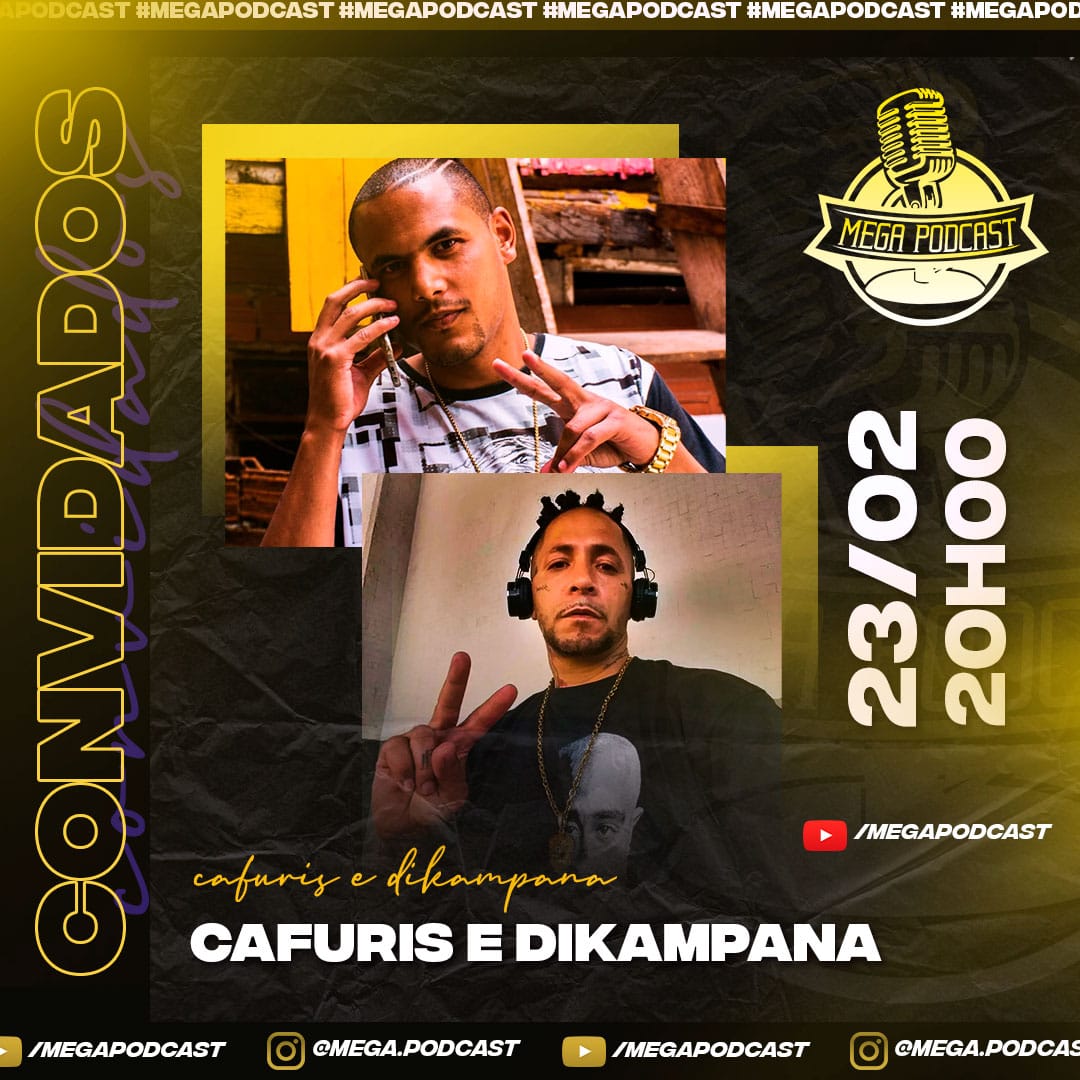 cafuris's tweet image. Quarta-feira 23-02 tamo nessa sintonia. Entra lá no perfil do Instagram dos cara e deixa aquele salve o daquela pergunta. #cafuris #dikampana #megapodcast