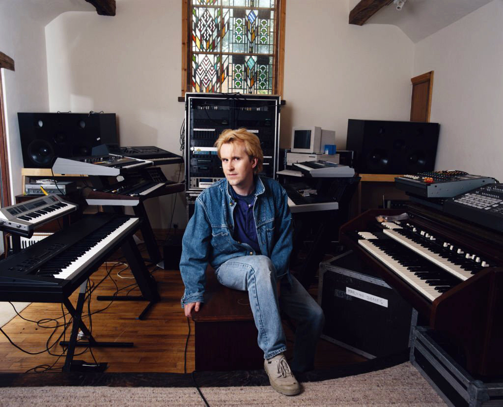 Happy Birthday to Howard Jones who turns 67 years young today - pictured here at his home studio in London, UK, 1989 