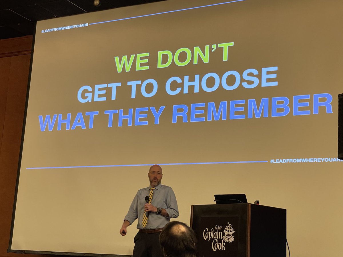 Be sure they remember something positive   ⁦<a href="/Joe_Sanfelippo/">Joe Sanfelippo</a>⁩  #akedchat