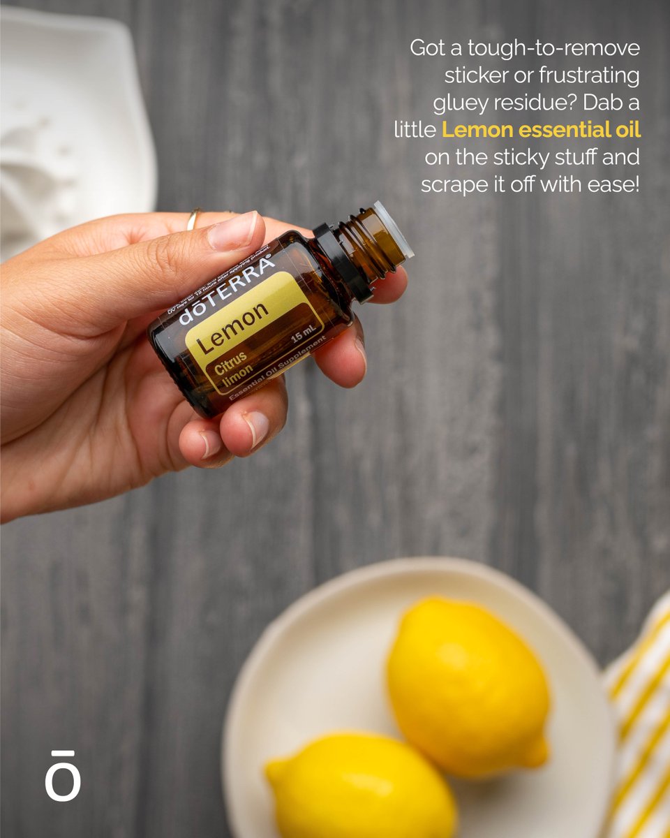 doterra's tweet photo. What’s your favorite Lemon essential oil trick? 

Let us know  👇

#lemon #doterra #doterraessentialoils #pursuewhatspure https://t.co/dayN3juyPL