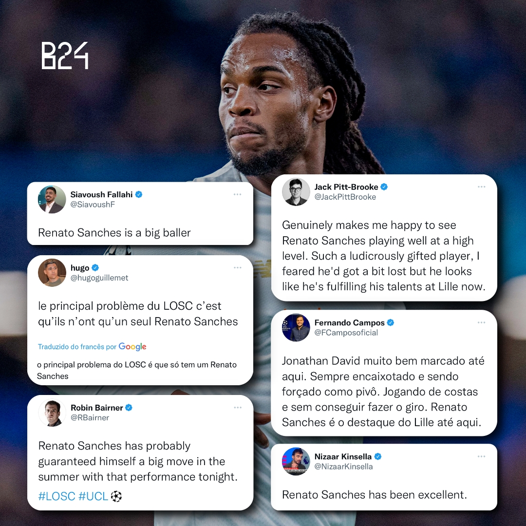 Lille perdeu, mas Renato Sanches deu nas vistas em Stamford Bridge 🌟