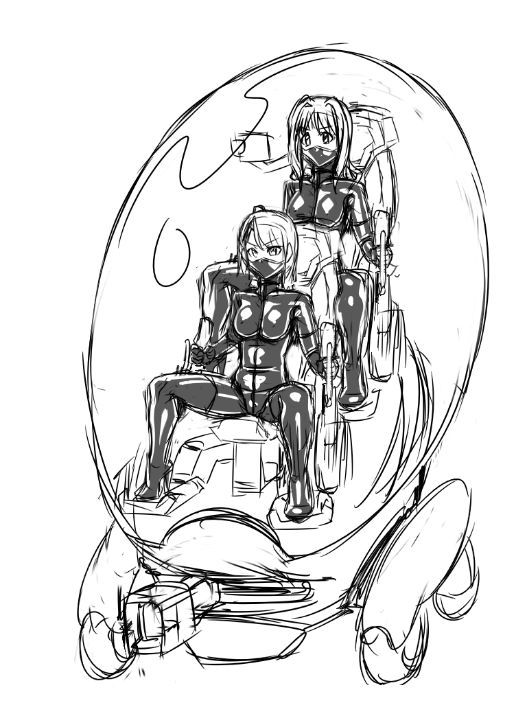 女戦闘員用戦車、生存性を重視しておりコンパクトながら視認性が高いパイロットを包み込むキャノピー式コクピットと肉体への負担が少ないバッテリー動力を採用している。砲手と操縦手に分かれているため操作が容易。弱点は薄型キャノピーの低い防御力とバッテリー式故の走行性能と火力の低さ 