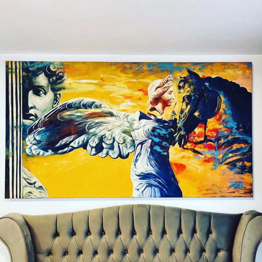 Perfect place for one of my paintings 1.8m/1 m 😌

#inARTore
#oilpaiting #art #artcollector #artists #creators 
#nftdrop, #artists, #cryptoart, #collection  #artblocks