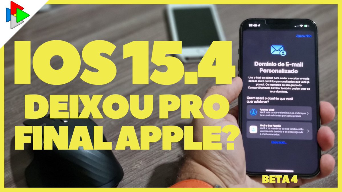 luissfelippee's tweet image. APPLE LANÇA iOS 15.4 MAIS NOVIDADESI! Beta 4
#felippetek #Apple #ios154beta4 #ios154 #tech #iOS15 

🎦 - youtu.be/1sNdUjERhxQ
🎦 - 
🎦 -