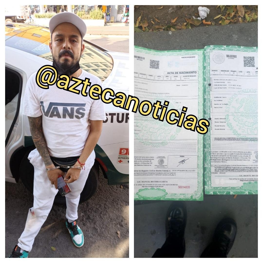 isidrocorro's tweet photo. ⚠️Último minuto⚠️: Elementos de la @SSC_CDMX detuvieron a este "angelito" de nombre Luis Chávez, quien vendía actas de nacimiento falsas en las inmediaciones del Registro Civil. Fue capturado en la esquina de Doctor Andrade y Arcos de Belén en el centro de la #CDMX. https://t.co/kht3u66KKq