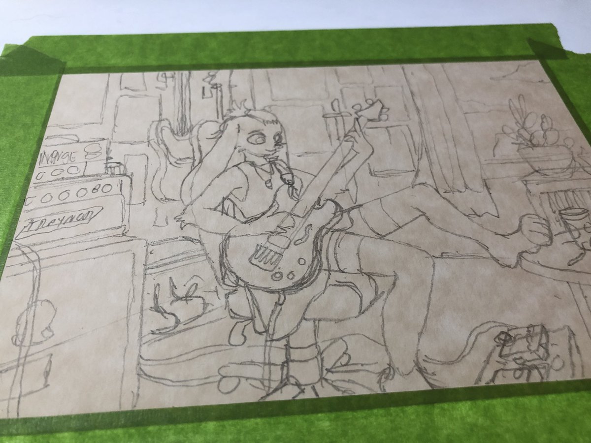 PointRoyalTea's tweet photo. Starting something new… plus jamming on Plush by Stone Temple Pilots for wed’s practice… #furryart #ampstack #bunnygirl https://t.co/jRcgrSoQ5Q