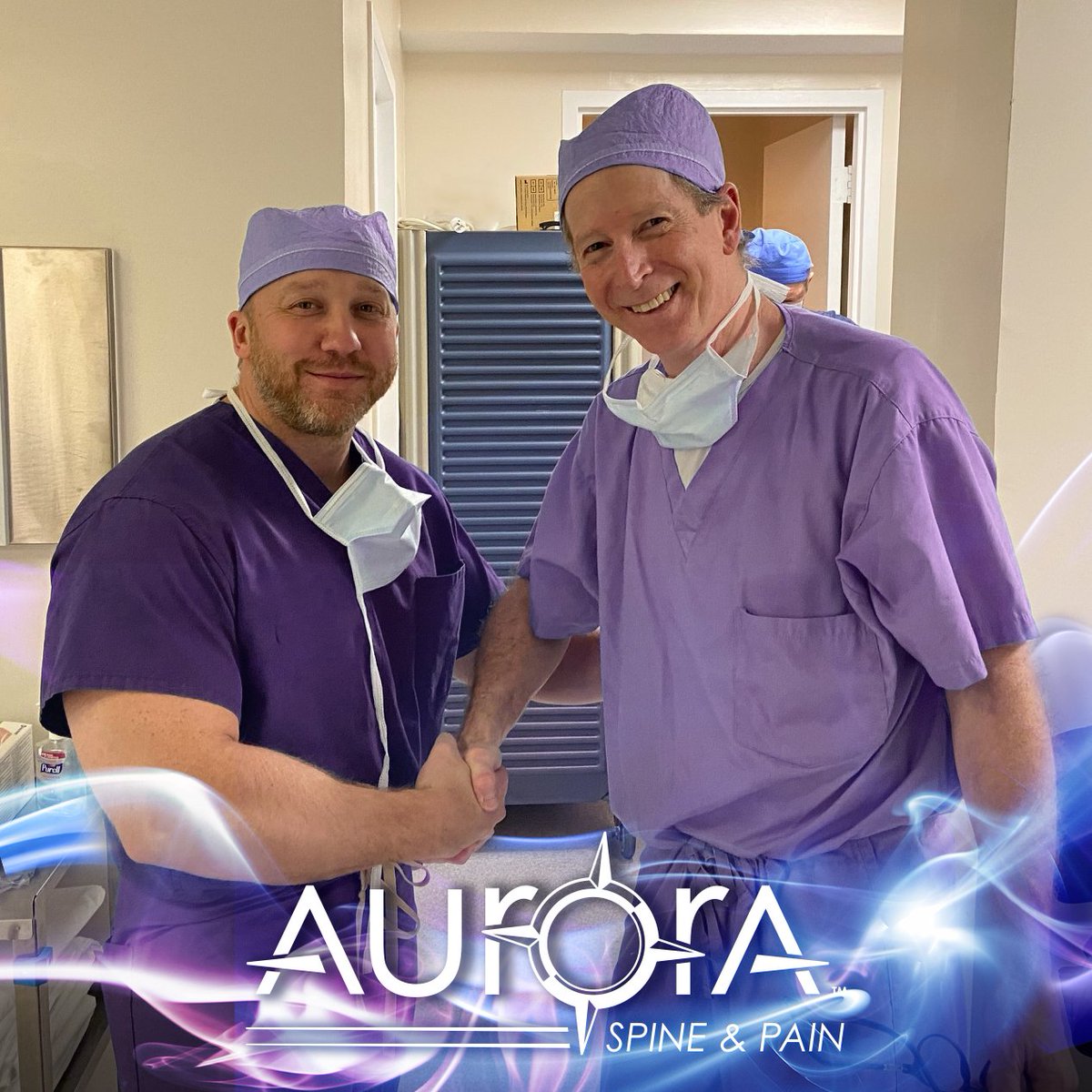 AuroraSpine's tweet photo. Thank you Dr. Michael Rock for a great day of #ZIP® cases in #chicago last Friday and special thanks to Dr. Steven Falowski for taking time out of your busy schedule to proctor these cases.
#ZIPDone #lowbackpain #SimplifyingTheComplex #ThePurpleForce https://t.co/RXocQ8HF4e