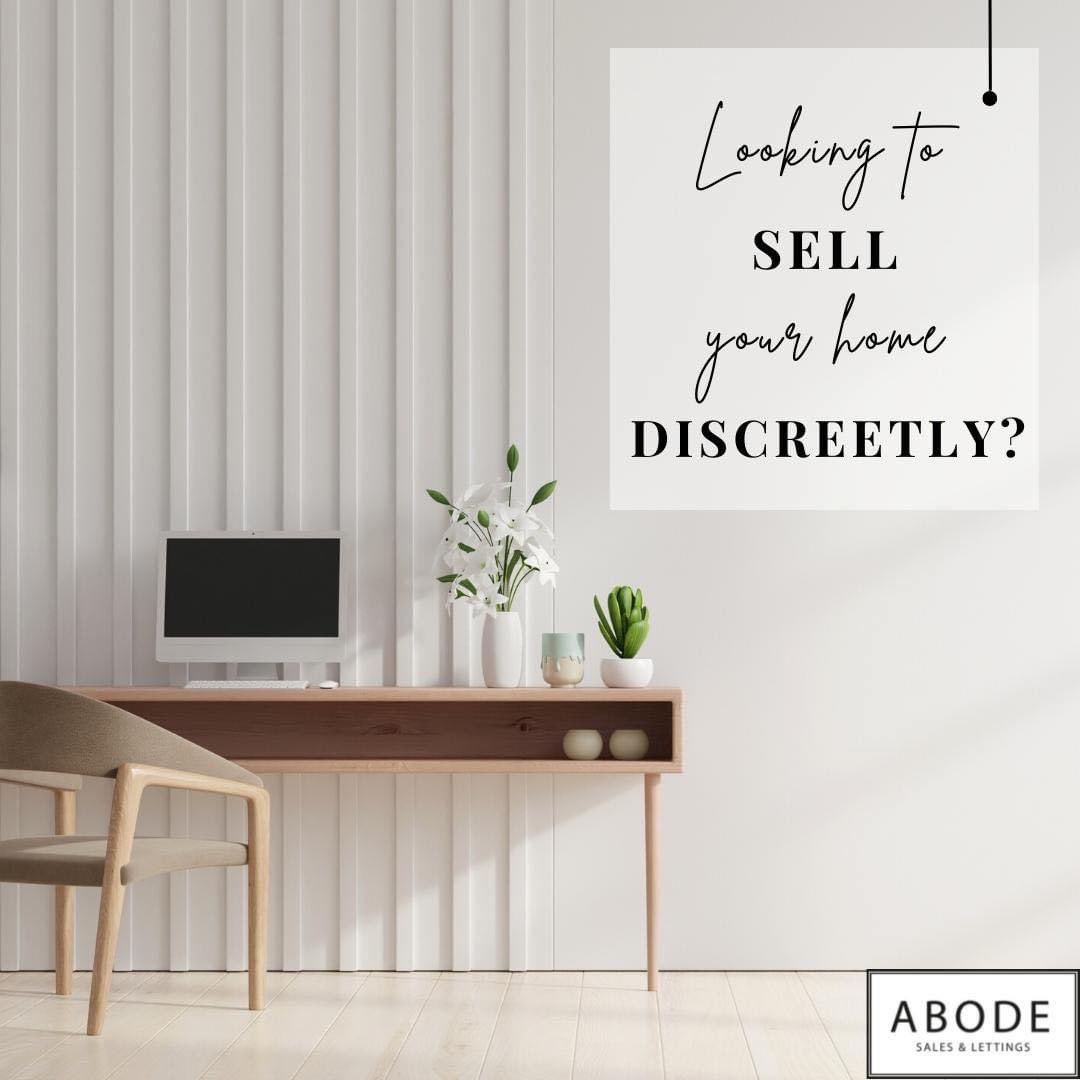 𝙇𝙊𝙊𝙆𝙄𝙉𝙂 𝙏𝙊 𝙎𝙀𝙇𝙇 𝙔𝙊𝙐𝙍 𝙃𝙊𝙈𝙀 𝘿𝙄𝙎𝘾𝙍𝙀𝙀𝙏𝙇𝙔?🤫

We have an extensive number of qualified priority buyers registered with us so selling discreetly has never been easier!

Check out our INSTANT VALUATION TOOL 
🔗 abodesalesandlettings.com