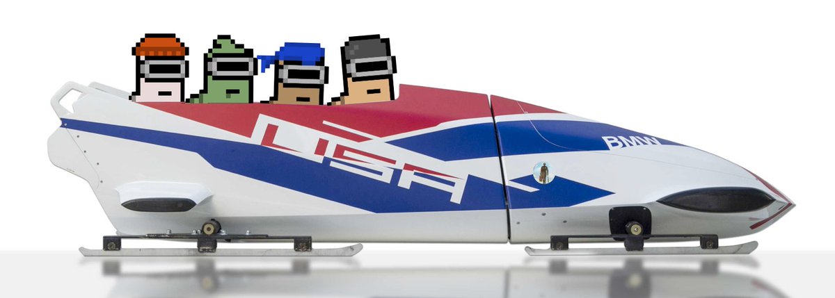 Introducing the <a href="/larvalads/">Larva Lads</a> bobsled team #memeolympics #speed