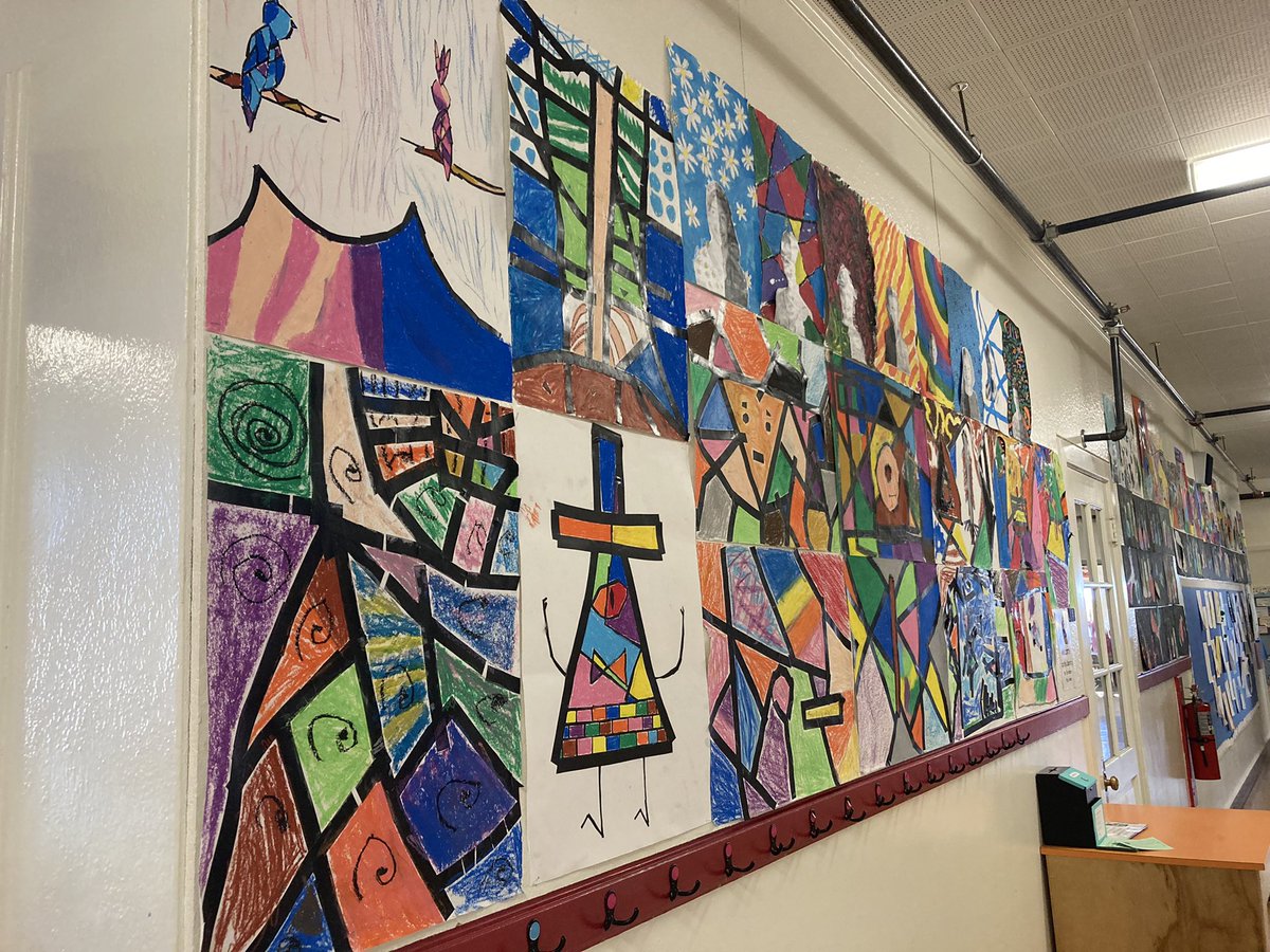 CrystalLGassert's tweet photo. Our Odyssey student’s work is shinning at our Art Walk today! The feeling of pride in our young artists and gratitude for being together in community is high! Thank you also, Mr. Z for putting this together! @PPSConnect https://t.co/fMuRki7dHV