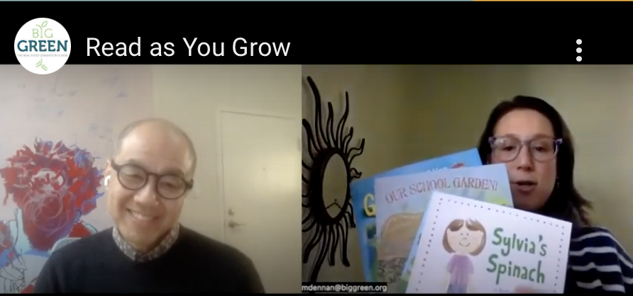 ReadersToEaters's tweet photo. Thrilled2 partner w @biggreen on new #ReadAsYouGrow 2promote reading throughout growing season, from planting 2harvest. See video intro, bk readings&amp; terrific curriculm resources https://t.co/S4Wc0W9CM8 #GardenEducation #SchoolGarden #FarmToSchool #FoodLiteracy #STEM #AgClassroom https://t.co/UqV2tn87vs