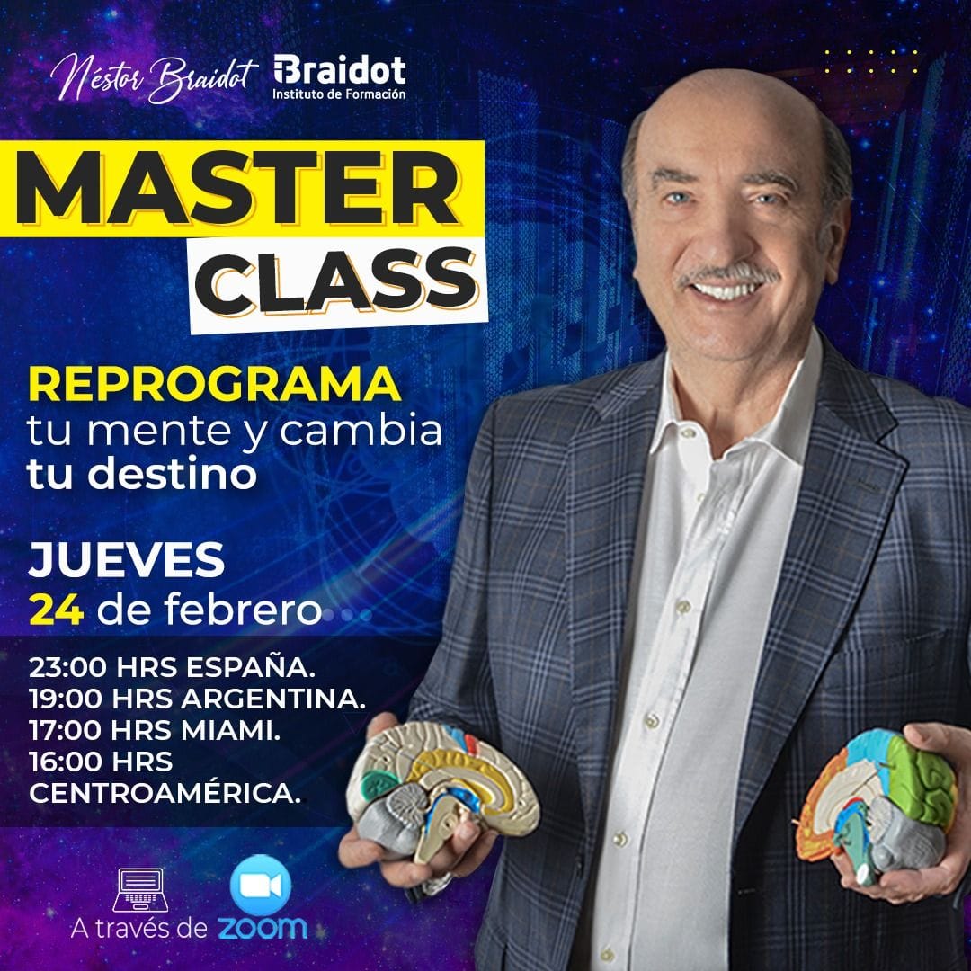 nestorbraidot's tweet image. ¿Deseas conocer más acerca de la aplicación de las neurociencias?🧠👇🏻

Te invito a la Master Class gratuita &quot;Reprograma tu mente y cambia tu destino&quot;✨
📍En vivo vía Zoom

Guarda y agenda el enlace:
us02web.zoom.us/j/86774576111?… 
ID de reunión: 867 7457 6111
Código de acceso: MasterIBF