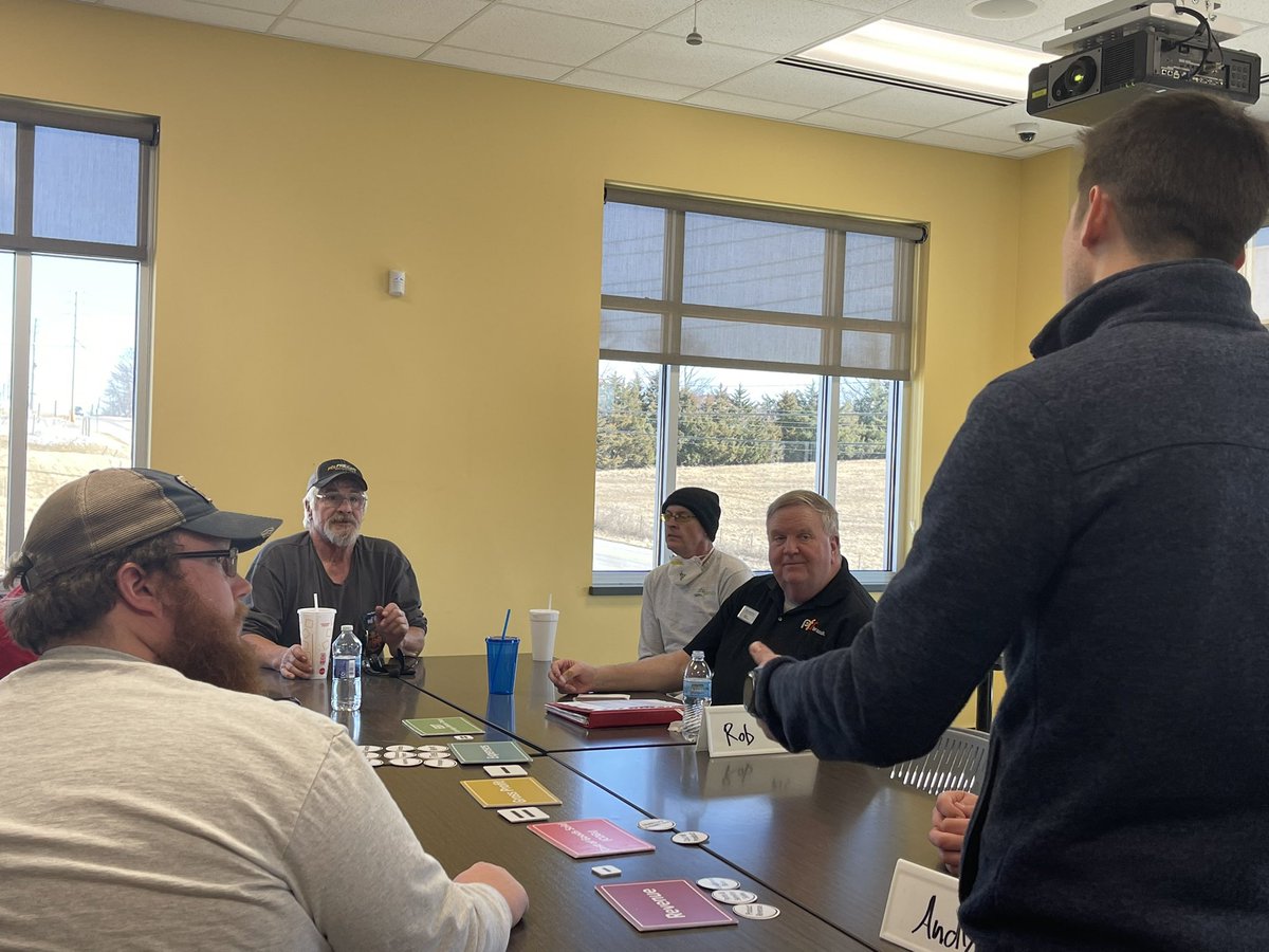 GRITTcoaching's tweet photo. Yesterday a group of employee owners went through a #training on the 5 line income statement. Thank you Kyle Menges, CPA for taking the time to teach the group! It was a great eye opening experience! #OpenBookLeadership https://t.co/quz406imdP