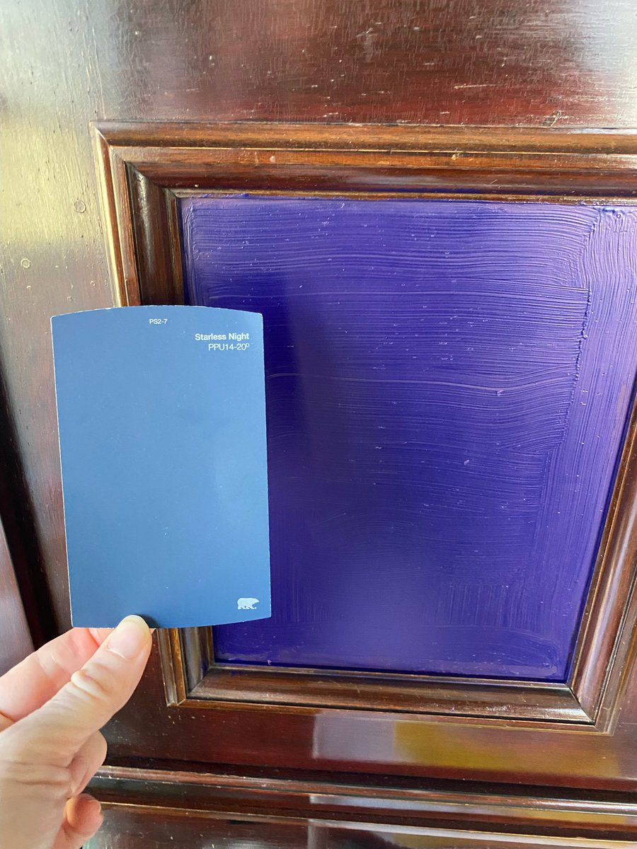 debdolan7's tweet photo. @HomeDepot Terrible experience @HomeDepot in Brentwood MO. Do not mix/buy paint there- below is the result I got, when I tried to get my money back they told me I should’ve known better then ask for chalk paint mixed with a Behr chip. Very rude employees. @Sherwin-Williams A+ service https://t.co/pJTTqbevvC