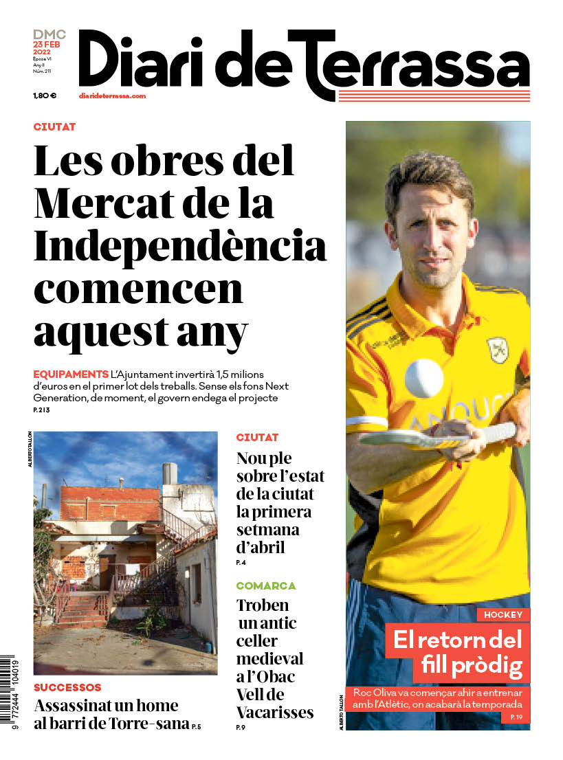 DiarideTerrassa's tweet photo. 𝗣𝗢𝗥𝗧𝗔𝗗𝗔 🗞 "Les obres del @MercatIndep comencen aquest any"

➡️ https://t.co/oz16rqMIhA https://t.co/q15Mijv76M