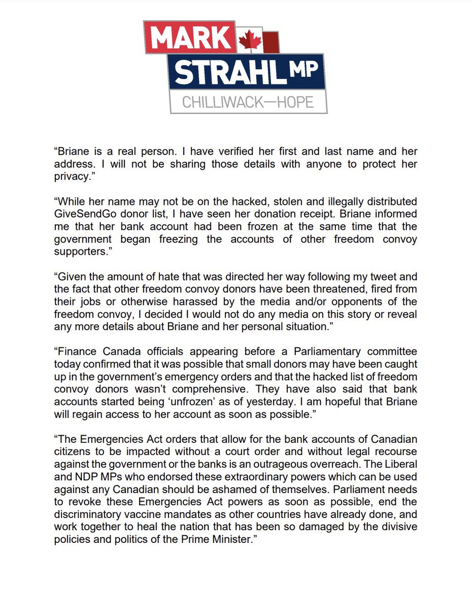 Mark Strahl tweet media