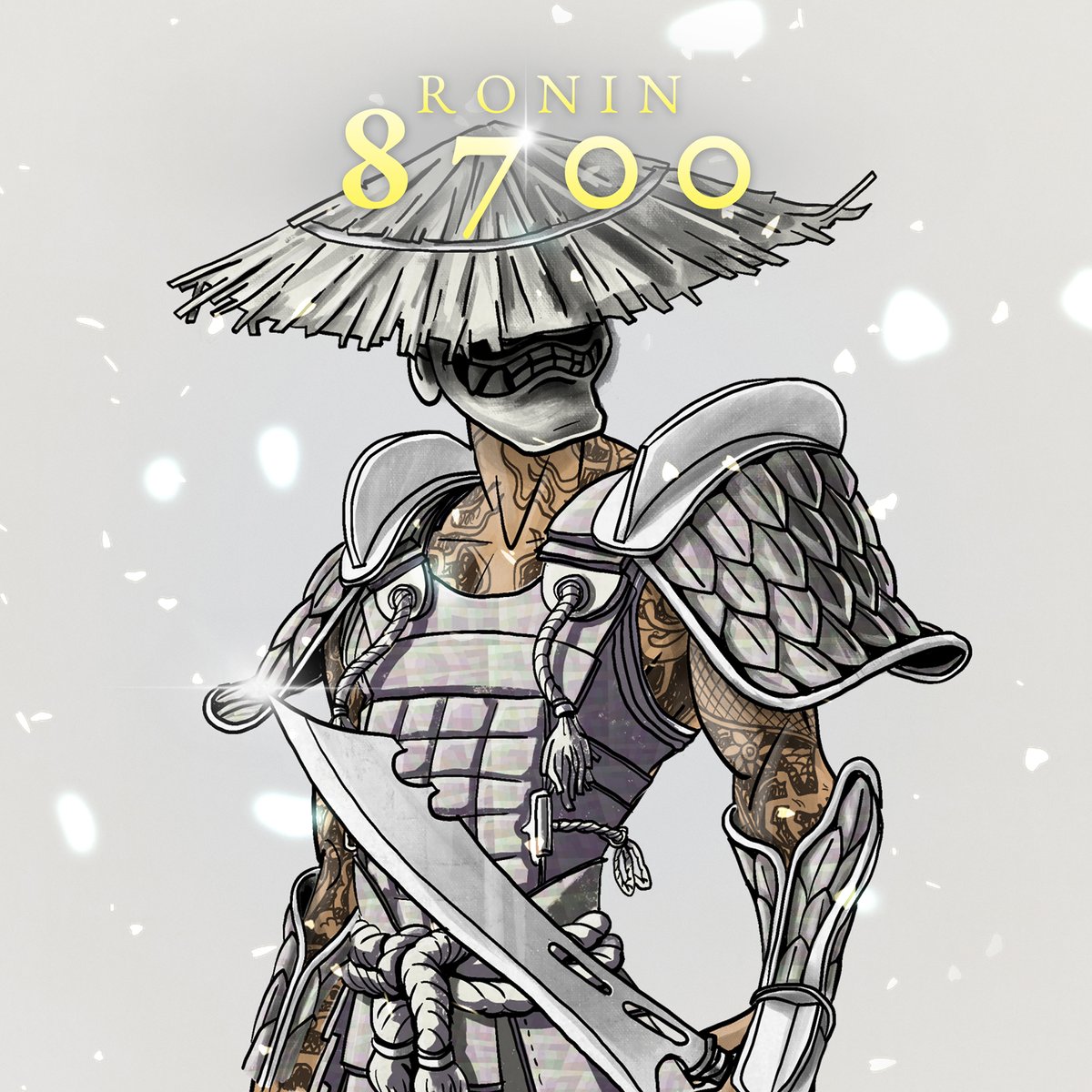 8700ronin's tweet photo. Meet the Winter Warrior ❄⚔️

Giving away 10 more WL spots

Did you enjoy our sneak peeks so far?

1️⃣  Follow &amp; like
2️⃣  Retweet with #nftart
3️⃣  Tag 3 Friends

Winners in 24h 💛🌊

#NFTCommunity #NFT #NFTdrop #digitalart #nftcollector https://t.co/Ptm2wpl1ld
