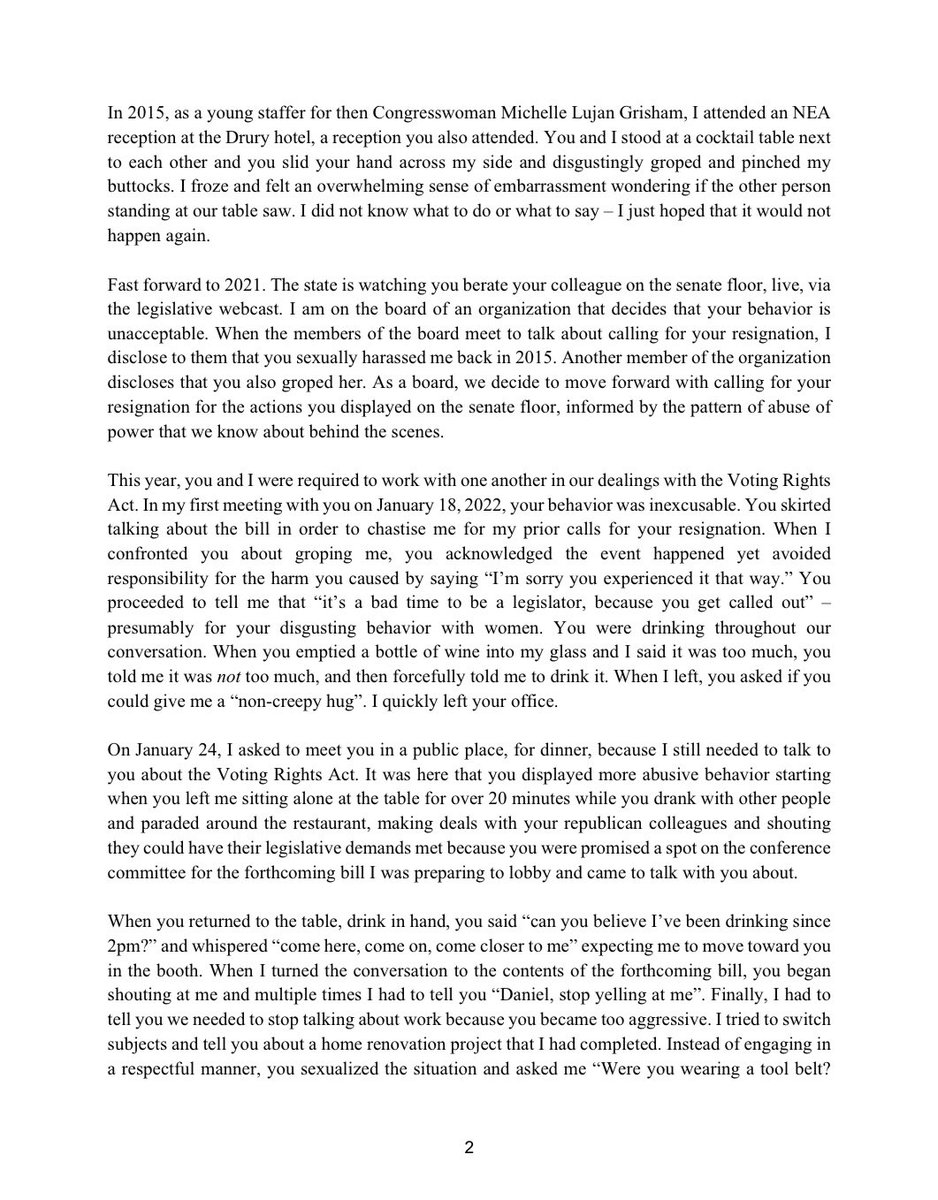 marianna_nm's tweet photo. My full statement. #nmleg #nmpol https://t.co/2SS0Y6xb1o