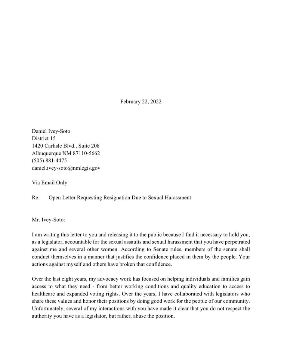 marianna_nm's tweet photo. My full statement. #nmleg #nmpol https://t.co/2SS0Y6xb1o